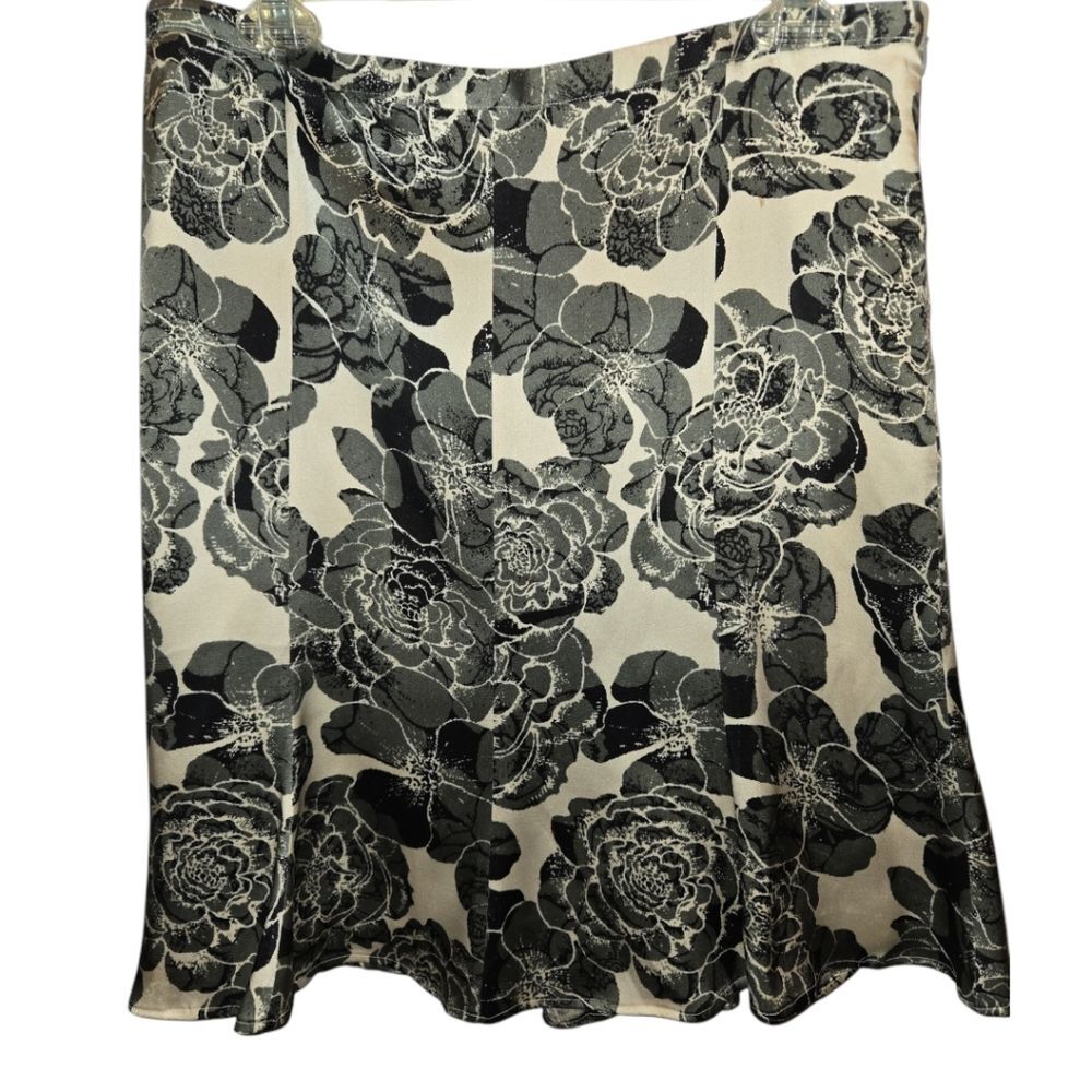 Banana Republic Silk Midi SKIRT Sz 2